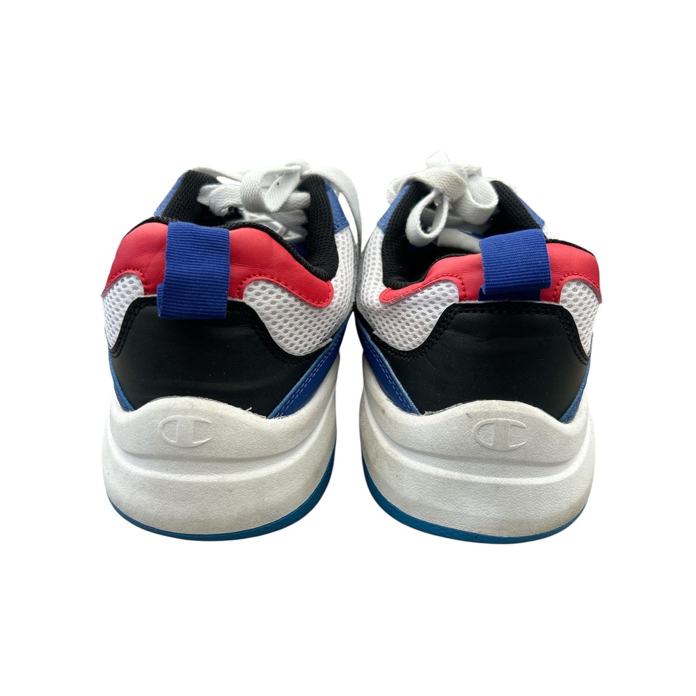 Champion Hyper V2 Next Mens 11.5 Sneakers Red White Blue CAS10807M Low Top Shoes - Picture 3 of 7